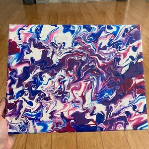 Abstract Swirl Canvas Art